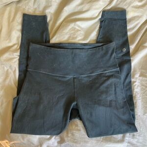 Lululemon High-Waisted Denim Wash Leggings